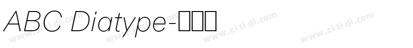 ABC Diatype字体转换